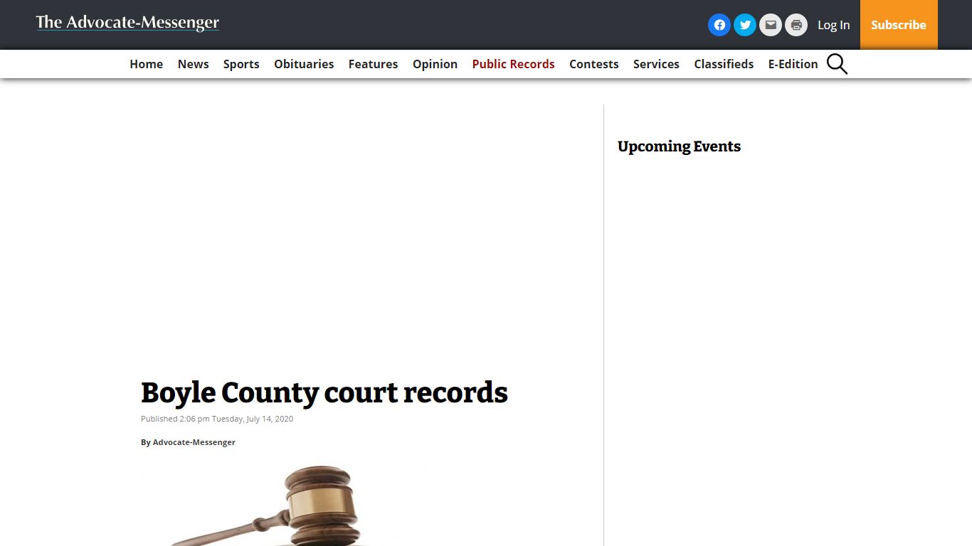 Boyle County court records - The Advocate-Messenger